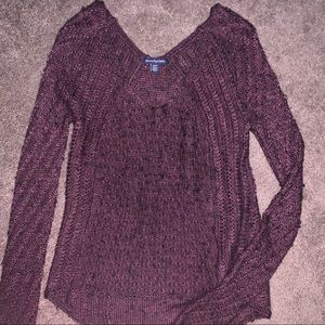 Purple/Maroon American Eagle sweater